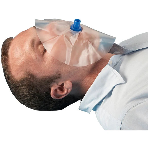 Resuscitation Sheild with Mouthpiece (Disposable) - Individual